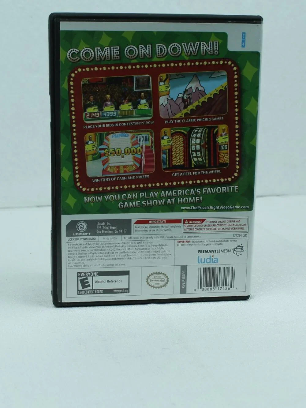 The Price Is Right Nintendo Wii Game Show Game Complete in Box Clean Disc